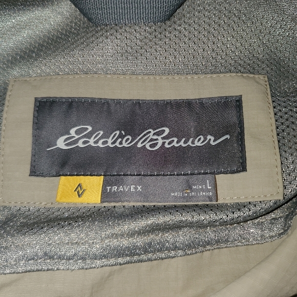 Eddie Bauer large men's tan Travex utility vest. - Picture 4 of 9